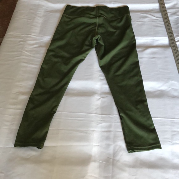 Women’s size large series 8 green with black mesh leggings - Picture 8 of 8